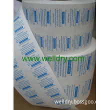 Tyvek Film or Paper Coated Glue With Different Printing for Packaging of Desiccant
